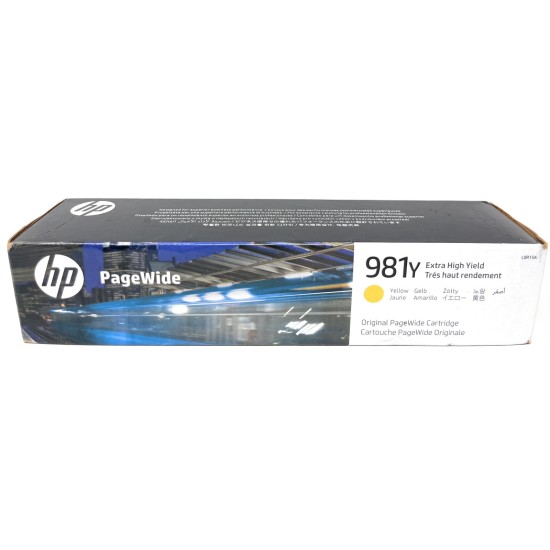 HP L0R15A 981Y CARTUCCIA ORIGINALE GIALLO PAGEWIDE ENTERPRISE COLOR 556dn/586