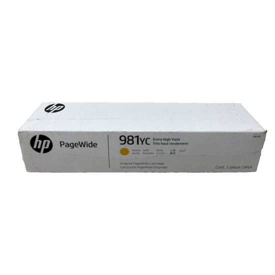 HP L0R19YC 981YC CARTUCCIA ORIGINALE GIALLO PAGEWIDE ENTERPRISE COLOR 556dn/586 HP L0R19YC 981YC CARTUCCIA ORIGINALE GIALLO PAGEWIDE ENTERPRISE COLOR 556dn/586