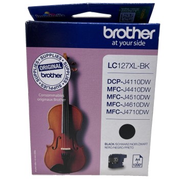BROTHER LC127XLBK CARTUCCIA ORIGINALE NERO MFC-J4410DW/DCP-J4110DW [A BOX]