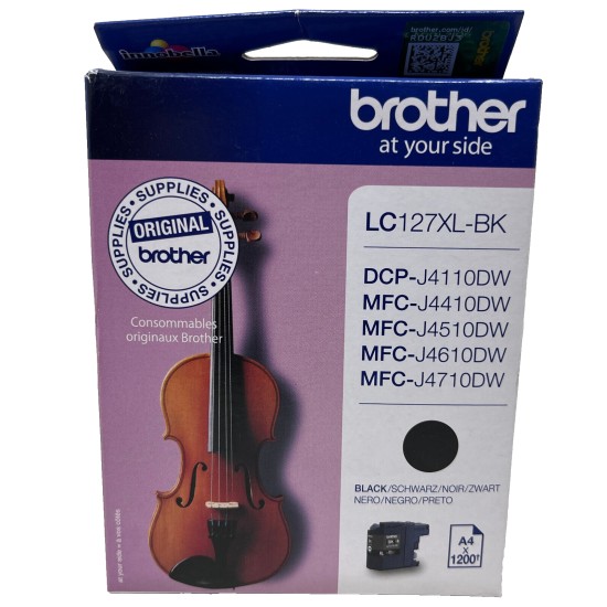BROTHER LC127XLBK CARTUCCIA ORIGINALE NERO MFC-J4410DW/DCP-J4110DW [A BOX]