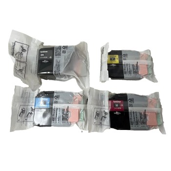 BROTHER LC-12E LC12 KIT ORIGINALE NERO/CIANO/MAGENTA/GIALLO MFC-J6925DW [NO BOX]