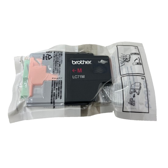 BROTHER LC71M CARTUCCIA ORIGINALE MAGENTA MFC-J280W/MFC-J425W/MFC-J430W [NO BOX]