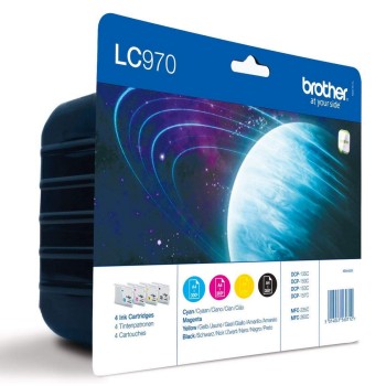 BROTHER LC970VALBP MULTIPACK ORIGINALE MFC-235C/MFC-260C/DCP-135C/150C [NO BOX]