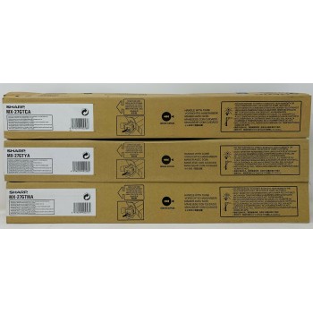 SHARP MX-27G 3 TONER ORIGINALE CIANO MAGENTA GIALLO MX-2300N/MX-2700N/3500N/4500 SHARP MX-27G 3 TONER ORIGINALE CIANO MAGENTA GIALLO MX-2300N/MX-2700N/3500N/4500