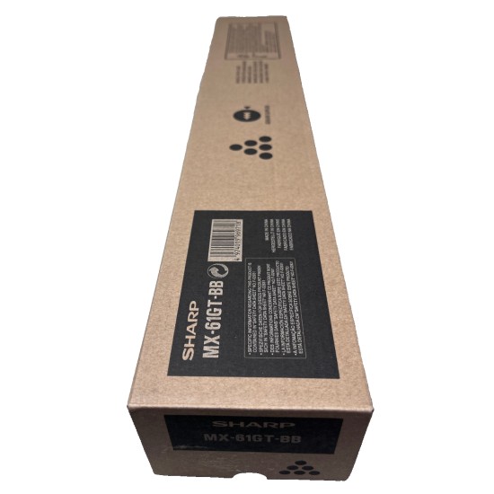SHARP MX-61GTBB TONER ORIGINALE NERO PER MX-3070N / MX-3570N / MX-4070N [A BOX]