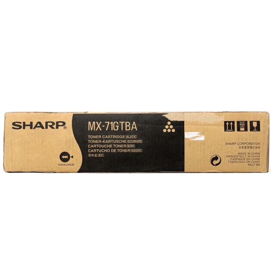 SHARP MX-71GTBA TONER ORIGINALE NERO MX-5500/MX-6201/MX-7001 SERIES [C BOX]