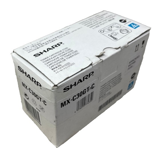 SHARP MX-C30GTC TONER ORIGINALE CIANO MX-C250F/MX-C300P/C300W/MX-C301W [A BOX]