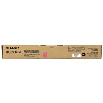 SHARP MX-C38GTM ORIGINALE MAGENTA MX-C310/MX-C311/MX-C380/MX-C381/MXC380 [A BOX]