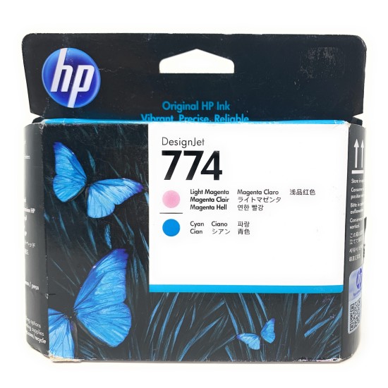 HP P2V99A 774 TESTINA ORIGINALE LIGHT MAGENTA/LIGHT CIANO DESIGNJET Z6610 [2021]
