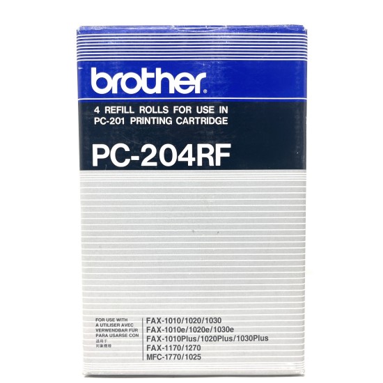 BROTHER PC-204RF NASTRO TTR ORIGINALE FAX 1010/1020/1030/1170/1270 [3 ROTOLI]