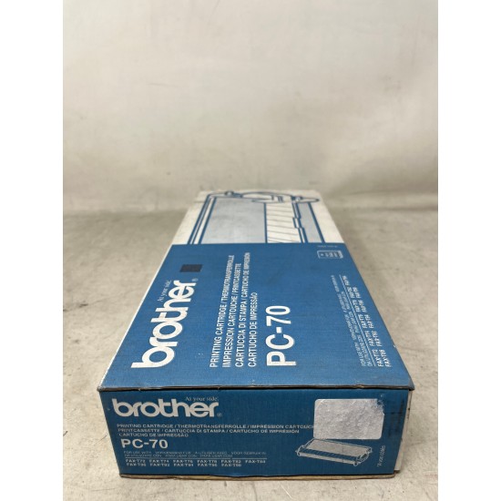 BROTHER PC-70 CARTUCCIA DI STAMPA ORIGINALE FAX T72/T74/T76/T782/T92/T94/T106 BROTHER PC-70 CARTUCCIA DI STAMPA ORIGINALE FAX T72/T74/T76/T782/T92/T94/T106