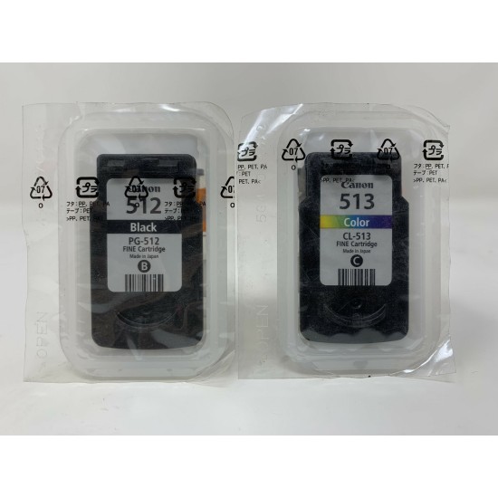 CANON PG-512+CL-513 ORIGINALE NERO+COLORE MX320/MX340/MX410/MP240/MP260/MP495 CANON PG-512+CL-513 ORIGINALE NERO+COLORE MX320/MX340/MX410/MP240/MP260/MP495