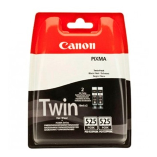 CANON PGI-525BK  TWINPACK ORIGINALE 525 PER iP4850/MG5350/MG6250/MX880 [NO BOX]