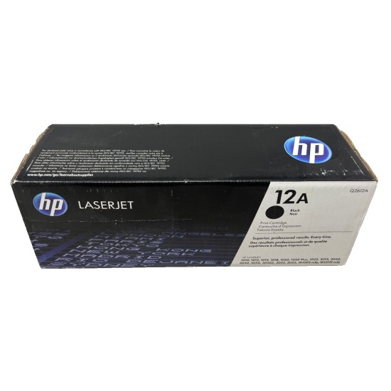 HP Q2612A 12A TONER ORIGINALE NERO HP LASERJET 1010/1012/1018/3015/3020 [B BOX]