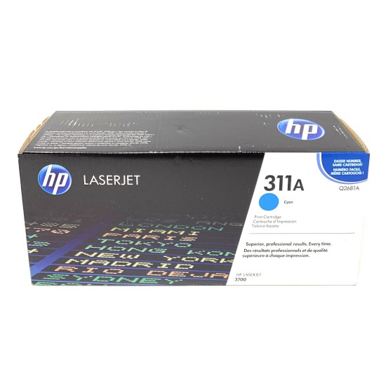 HP Q2681A 311A TONER ORIGINALE CIANO COLORLASERJET 3700/3700N/3700DN/3700DTN