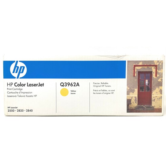 HP Q3962A 122A TONER ORIGINALE GIALLO COLORLASERJET 2550/2820/2840 [A BOX]