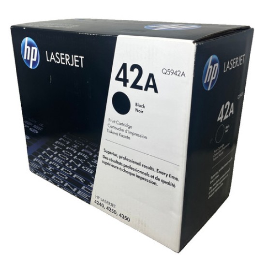 HP Q5942A 42A TONER ORIGINALE NERO PER LASERJET 4240/4250/4350 SERIES [B BOX]
