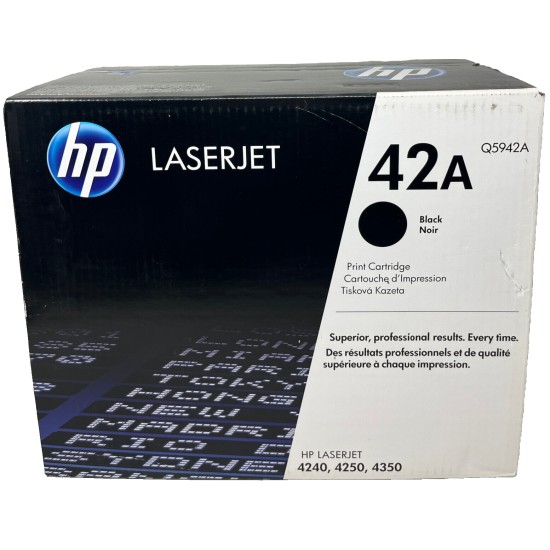 HP Q5942A 42A TONER ORIGINALE NERO PER LASERJET 4240/4250/4350 SERIES [B BOX]
