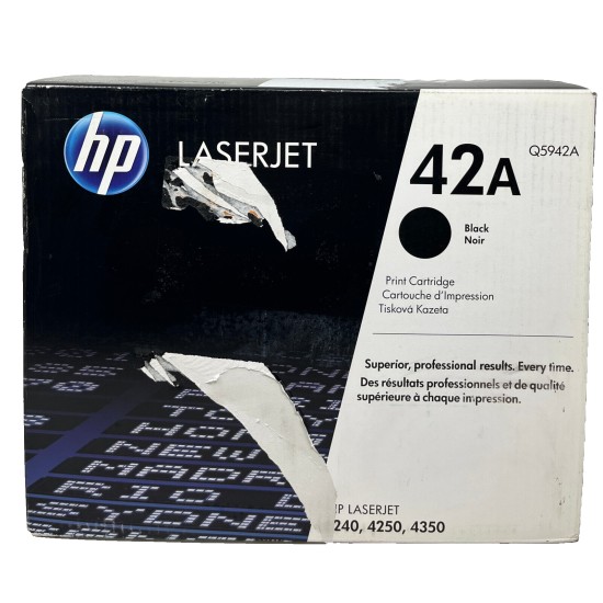 HP Q5942A 42A TONER ORIGINALE NERO PER LASERJET 4240/4250/4350 SERIES [B BOX]
