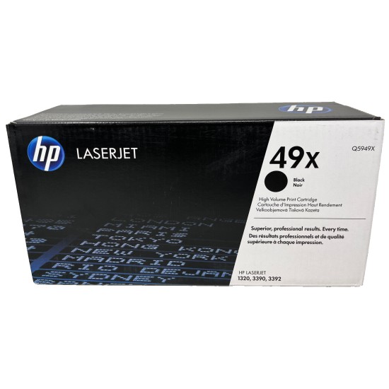 HP Q5949X HP 49X TONER ORIGINALE NERO PER HP LASERJET 1320/3390/3392 [A BOX]