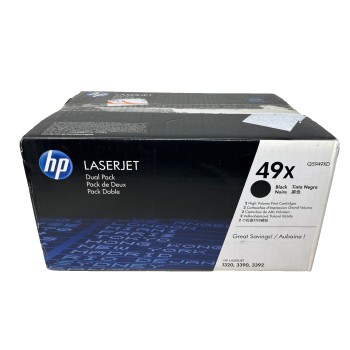 HP Q5949XD HP 49X PACCO DOPPIO ORIGINALE NERO PER HP LASERJET 1320/3390/3392 [OPEN BOX]