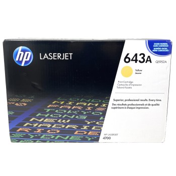 HP Q5952A 643A TONER ORIGINALE GIALLO HP COLORLASERJET 4700/4700N/4700DN [A BOX]