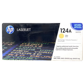 HP Q6002A 124A TONER ORIGINALE GIALLO COLORLASERJET 1600/2600N/CM1015 [B BOX]