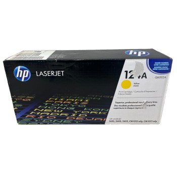HP Q6002A 124A TONER ORIGINALE GIALLO COLORLASERJET 1600/2600N/CM1015 [OPEN BOX]