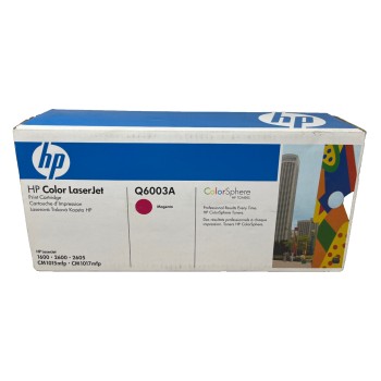 HP Q6003A 124A TONER ORIGINALE MAGENTA COLORLASERJET 1600/2600N/CM1015 [B BOX]