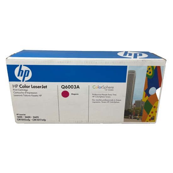 HP Q6003A 124A TONER ORIGINALE MAGENTA COLORLASERJET 1600/2600N/CM1015 [B BOX]
