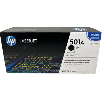 HP Q6470A 501A TONER ORIGINALE NERO COLORLASERJET 3600/3800/CP3505/3505N [A BOX]