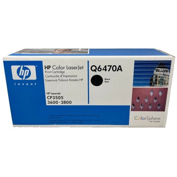 HP Q6470A 501A TONER ORIGINALE NERO COLORLASERJET 3600/3800/CP3505 [BLUE BOX]