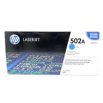 HP Q6471A 502A TONER ORIGINALE CIANO COLORLASERJET 3600/3800/CP3505 [A BOX]
