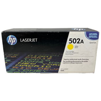 HP Q6472A 502A TONER ORIGINALE GIALLO COLORLASERJET 3600/3600N/3600DN [A BOX]