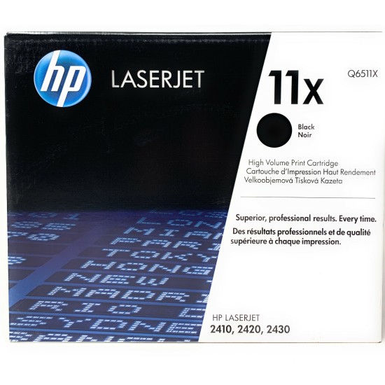 HP Q6511X 11X TONER ORIGINALE NERO LASERJET 2410/2420/2430T/2430DTN [A BOX]