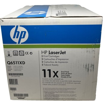 HP Q6511XD 11X 2 TONER ORIGINALI NERO LASERJET 2410/2420/2430T/2430DTN [B BOX]