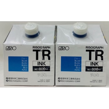 RISOGRAPH S-729 INCHIOSTRO ORIGINALE BLU TR PER TR 1510/TR 1530/TR1610 (X 2PZ)