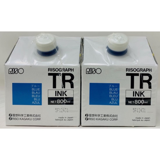 RISOGRAPH S-729 INCHIOSTRO ORIGINALE BLU TR PER TR 1510/TR 1530/TR1610 (X 2PZ) RISOGRAPH S-729 INCHIOSTRO ORIGINALE BLU TR PER TR 1510/TR 1530/TR1610 (X 2PZ)