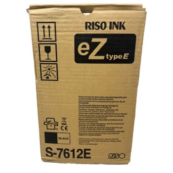 RISOGRAPH S-7612E INCHIOSTRO ORIGINALE NERO PER EZ200 / EZ300 / EZ370 / EZ570