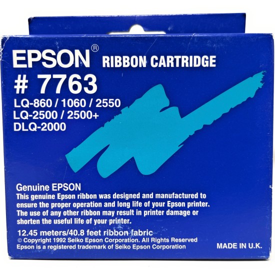 EPSON S015056 7763 NASTRO ORIGINALE COLORE LQ-860/LQ-1060/LQ-2500/LQ2550 [A BOX]