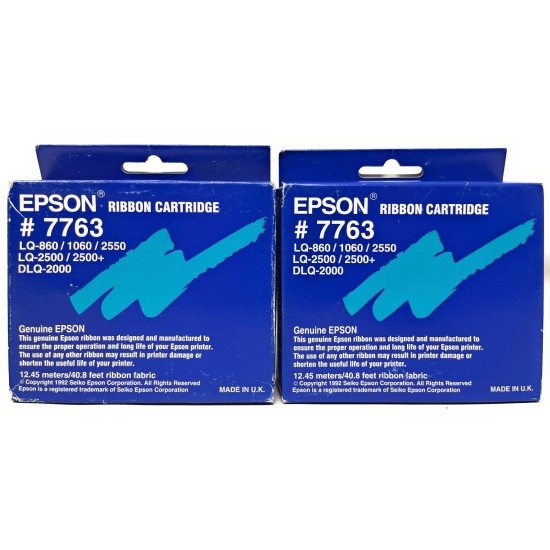 EPSON S015056 7763 NASTRO ORIGINALE COLORE LQ-860/LQ-1060/LQ-2500/2550 [X 2 PZ]