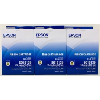 EPSON S015139 NASTRO ORIGINALE NERO EPSON DLQ-3000/DLQ-3000+/DLQ-3500 [X3 PZ]