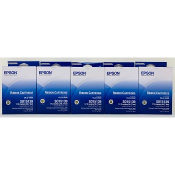 EPSON S015139 NASTRO ORIGINALE NERO EPSON DLQ-3000/DLQ-3000+/DLQ-3500 [X5 PZ]