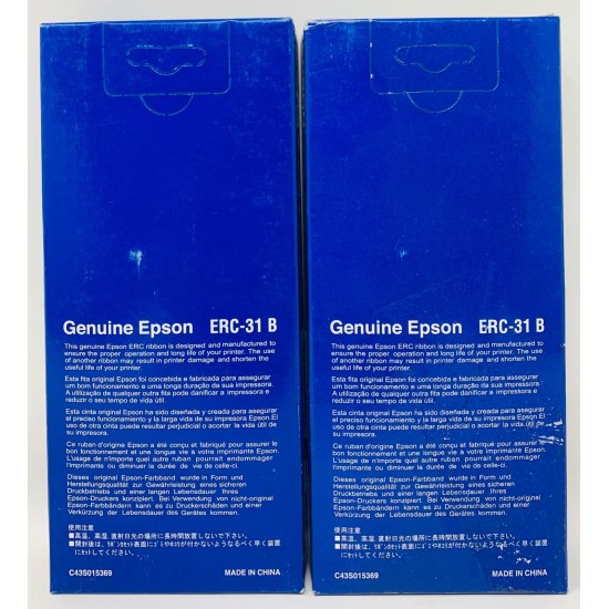 EPSON S015369 ERC-31B NASTRO ORIGINALE TM-H5000/TM-950/TM-U950/TM-U925 [X 2PZ]