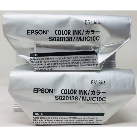 EPSON S020138 CARTUCCIA INK JET ORIGINALE COLORE STYLUS COLOR 300 [X 2 PZ]