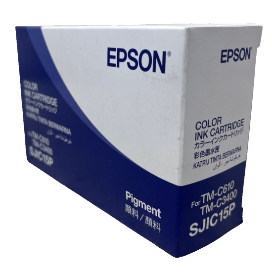 EPSON S020464 SJIC15P C33S020464 CARTUCCIA ORIGINALE C/M/Y PER TM-C610/TM-C3400 [A BOX]