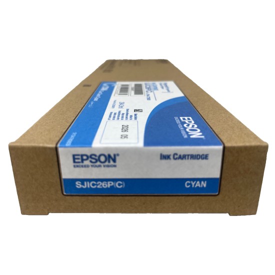 EPSON S020619 SJIC26P(C) C3320619 CARTUCCIA ORIGINALE CIANO PER TM-C7500 [A BOX]