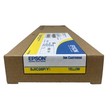 EPSON S020621 SJIC26P(Y) C3320621 CARTUCCIA ORIGINALE GIALLO TM-C7500 [A BOX]