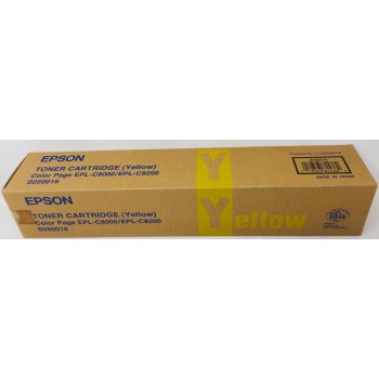 EPSON S050016 TONER ORIGINALE GIALLO COLOR PAGE EPL-C8000/EPL-C8200 [A BOX]