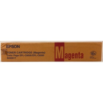 EPSON S050017 TONER ORIGINALE MAGENTA COLOR PAGE EPL-C8000/EPL-C8200 [A BOX]